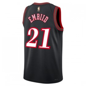 Maillot Basket Homme Philadelphia 76ers Joel Embiid 2025-26 Nike Classic Edition Noir Swingman